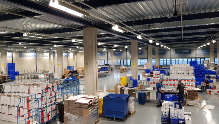 overzicht van de hal op de boven verdieping