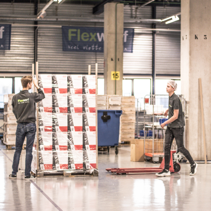 transporteren van goederen die gereed zijn