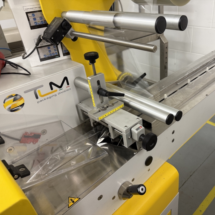 Volledige afbeelding van de Flowpack machine